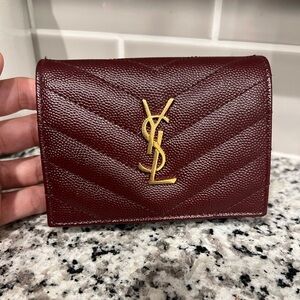 Saint Laurent Cassandre Flap Card Case